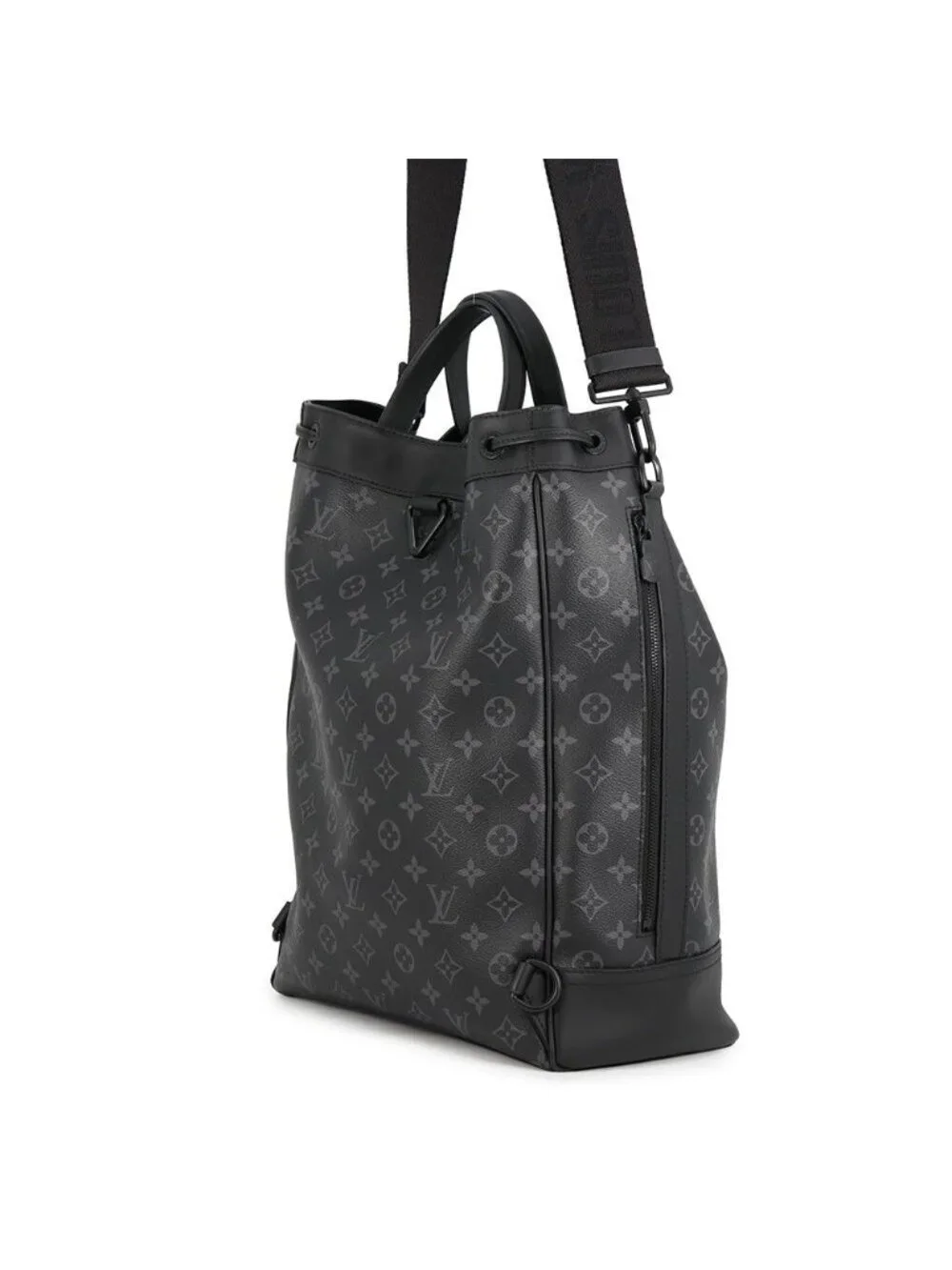 Louis Vuitton Shoulder Bag Monogram Eclipse Maxi Noe Sling Black